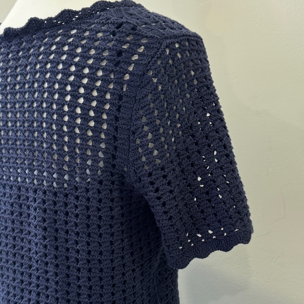 GAP Navy Crochet Summer Dress – Size Small - Picture 9 of 10